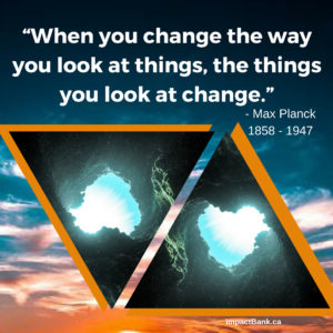 When you look at things differently what you see changes.