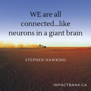 connecting like neurons in a giant brain