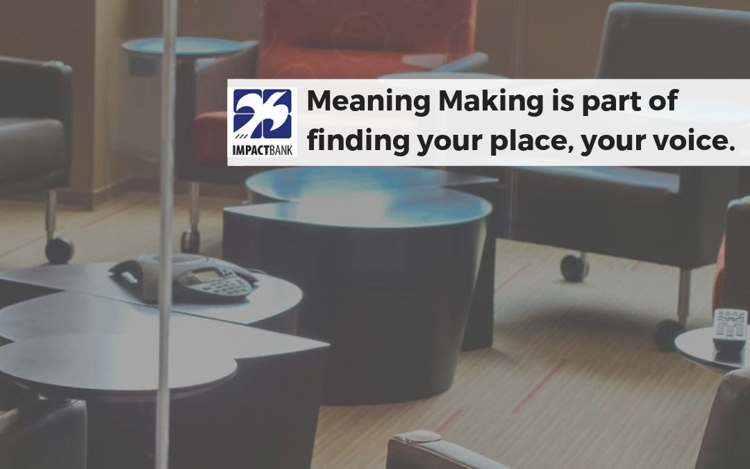 Finding your seat is part of the quest for meaning
