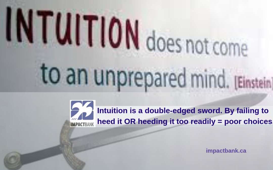 Intuition:  An Educated Guess